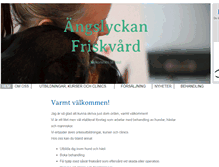Tablet Screenshot of angslyckanfriskvard.se